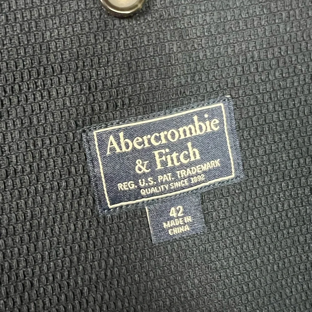 Abercrombie & Fitch Dark Navy Textured Sport Coat Blazer Size 42
